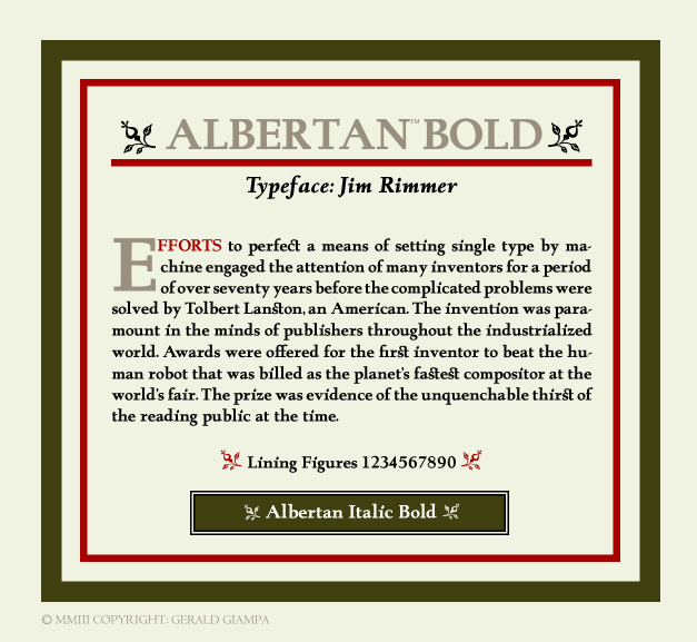 ALBERTAN BOLD