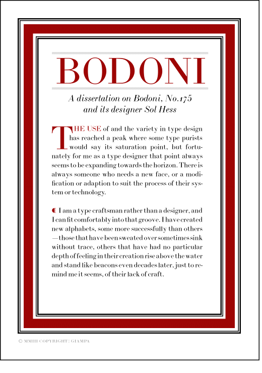 GIAMBATTISTA BODONI