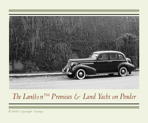 LANSTON TYPE, PENDER STREET