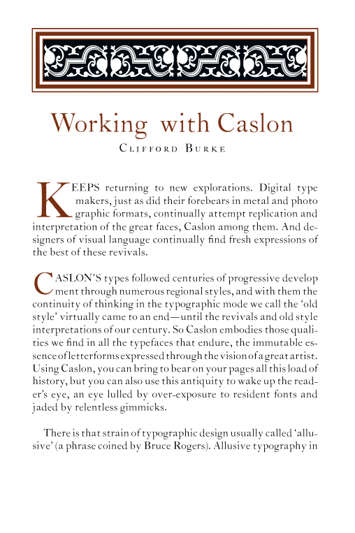 CASLON NO. 337