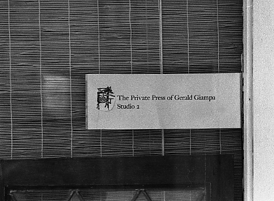 Private Press of Gerald Giampa